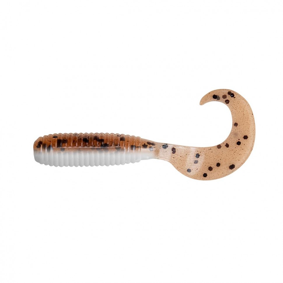 Твистер Helios Тiny Credo 1,55"/4 см, цвет Rusty & White 12 шт HS-8-005 , 